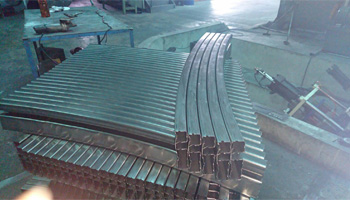 Plant facility for bumper forming